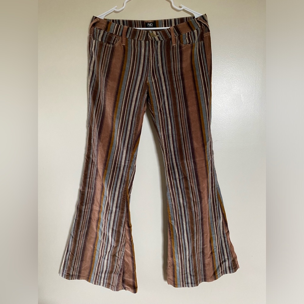 Vintage Plyo bell bottom pants